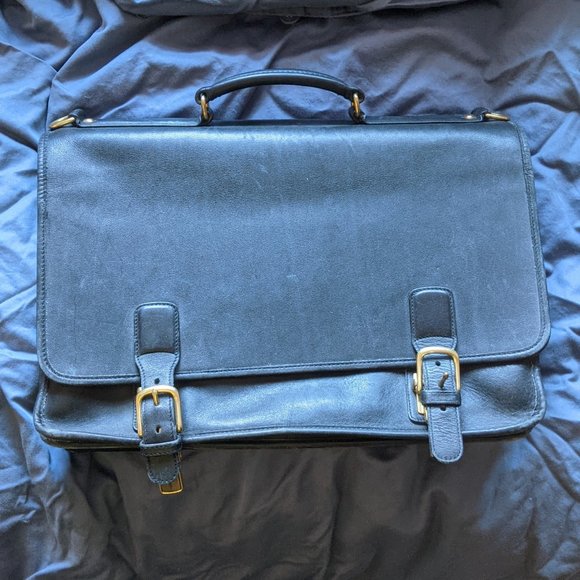 Coach Leather Briefcase - Picture 1 of 5
